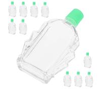 WRITWAA 10pezzi Bottiglia Resistente Mini Bottiglia Vuota Per Trasparente Accessorio Per Balsamo