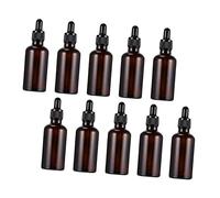WRITWAA 10pezzi Flaconi Contagocce Anti-perdita Bottiglie Di Vetro Per Conservazione Dispenser Leggeri Per Lozioni e Medicinali Per Viaggi e Uso Quotidiano