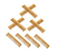 WRITWAA 10pezzi Pettine Per in Bambù Di Pettini Denti Per Districare e Stilare i Per Quotidiano e