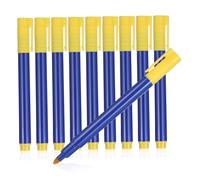 WRITWAA 10pezzi Rilevatrice Banconote Penne Marker Per Contanti Resistente Fading Impugnatura Per Controllo Dei Pagamenti
