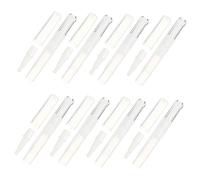 WRITWAA 10pezzi Tubetti Vuoti Trasparenti Penna Per Olio Per Unghie Vuota Contenitore Per Lucidalabbra Applicatore Con Punta Pennello Tubo Per Liquido Cosmetico Bianco