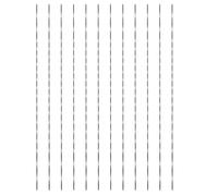 WRITWAA 12 lame per a spirale: lama per a traforo alternativa da 5" per metallo, legno e plastica - a forma di U per il taglio di metallo, tubi e barre d'acciaio