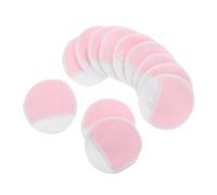 WRITWAA 12 Pezzi Dischetto Struccante Dispositivo Di Rimozione Pastiglie Riutilizzabile Di Grandi Dimensioni Make up Remover Pads Soffio Di Cipria Soffio Facciale Rosa Fibra Di Bamboo