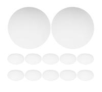 WRITWAA 12 Pezzi Paracolpi in Silicone Bianco Autoadesivi per Porte, | Riduce Segni e Ammaccature, Attenua , per Zone Giorno e Camere da Letto, Installazione Rapida