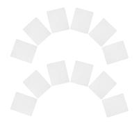 WRITWAA 12 Pezzi Tappetino Sublimatica All'usura in Mouse Bianco Gomma per Resistente e Trasferimento Termico Confortevole per Ufficio e Professionale