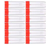 WRITWAA 12 Provette Monouso per Campionamento Feci da 25ml Coperchio a Vite, Tubi in Plastica per Raccolta Campioni Medici, Set da 12 Pezzi per Test Diagnostici e Analisi di Laboratorio