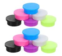 WRITWAA 12 Tappi Protettivi Ermetici per Fiale di Vetro da 3 Ml, Riutilizzabili e Colorati, per Uso Laboratoristico e Trasporto Sicuro di Campioni