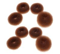 WRITWAA 12pezzi Chignon per Ragazzo Ragazza Ragazza Strumento per Creare Acconciature Ciambella per Capelli Calzini per Chignon Accessori per Capelli per Scuola di Danza Colori Vivaci Mate