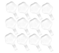 WRITWAA 12pezzi Piatti Espositivi Per Unghie Da Manicure Palette Semplici Per Nail Art Strumenti Per Nail Art Realizzati in Materiale Abs Non Facile Da Rompere Di Durata Può Durare