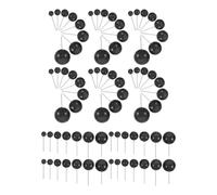 WRITWAA 140 Pezzi Set da 140 Occhietti di Sicurezza Neri per Amigurumi e Bambole, Plastico Compatto, Versatile Varie Misure, per Uncinetto e Cucito Artigianale