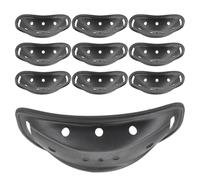 WRITWAA 15 Pezzi Mentoniere per Elmetto Moto, Bici e Pattinaggio, Cuscinetti Protettivi per Mento Nero, Comfort Prolungato, Facili da Installare, Accessori per Caschi Protettivi