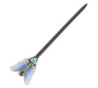 WRITWAA 1pezzi Bastoncino Per Capelli Antico Design Forcine in Legno Fiori Tradizionali Cinesi Copricapo Vintage Elegante