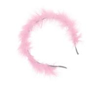 WRITWAA 1pezzi Cercehietto per Capelli Piume Decorazioni per Capelli da Festa Graziosi Copricapi Arricciatura Adorabili Cerchietti da Bambina