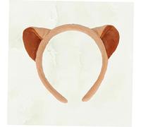 WRITWAA 1pezzi Cerchietto Orecchie Di Gatto Materiale Leggero Accessorio Divertente Per Party e Cosplay Marrone Orecchie Animali Per Costumi Per Creare Atmosfere Festive e Sorprese