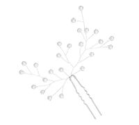 WRITWAA 1pezzi Gufetto per Capelli Forma di U Perle Accessorio per Capelli Semplice Forcina per Elegante Ornamento per Copricapo Creativo per Donna