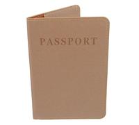 WRITWAA 1pezzi Organizer per Passaporto in Pu Borsa Portatile per Documenti d Identità Custodia per Carte di Credito e Tessere Supporto e Leggero per Uso Quotidiano