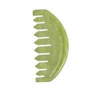 WRITWAA 1pezzi Pettine Massaggio Testa in Verde Antistatico Per Capelli Larghi Massaggiatore Cutaneo e Strumento Gua Sha Per Stimolare Circolazione e Sollievo Cefalea