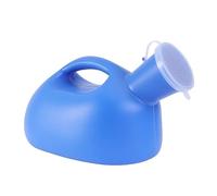 WRITWAA 1pezzi Urinale Portatile Da Uomo Con Coperchio Antiodore Blu Design Ergonomico Con Manico Per Viaggi Outdoor e Uso Emergenza Compatibile Con Vari Contenitori