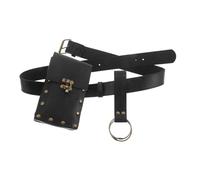 WRITWAA 1set Borsa Vita Medievale Stile Steampunk Fanny Pack Versatile Per Festival Rinascimentali Accessorio Cosplay e Sportivo Capacità Di Stoccaggio Elevata Realizzata Pu Resistente e