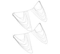 WRITWAA 2 catenine per ombelico, gioielli per il corpo, catenina per la vita con perline per donna, gioielli per il corpo, accessori bikini, danza, abbigliamento da discoteca e moda estiva