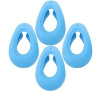 WRITWAA 2 Paia Copri Orecchie per Tinta Chioma in Silicone Blu, Protezione Termica e Comfort, per Uso a Casa in Viaggio, Protezione Auricolare per Uomini e Donne