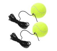WRITWAA 2 Pezzi Allenatore Di Tennis Gadget Da Tennis Attrezzature Per L'allenamento Palla Compatta Allenamento Tennistico Palla Per L'allenamento Fibra Chimica