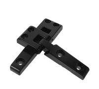 WRITWAA 2 Pezzi Cerniera per Copertura del Gruppo Propulsore per Carrello Elevatore in Metallo Nero con Design Duassiale e Resistenza All'uso Intenso per Magazzini e Logistica