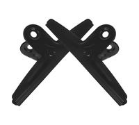 WRITWAA 2 Pezzi Clip per Documenti in Acciaio Inossidabile Nero Multipurpose, Grandi Dimensioni per Organizzare Carte e Opere D'arte, per Casa e Ufficio