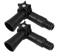 WRITWAA 2 Pezzi Connettore Angolare Regolabile per Estensibile Giunto Girevole in Plastica Abs Robusta con Filettatura Americana per Accessori Pulizia e Verniciatura