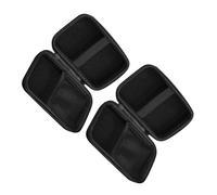 WRITWAA 2 Pezzi Custodie Portasigari Rigide EVA per Sigari con Tasca Rete per Accessori Porta Tagliasigari e Organizer da Viaggio Antishock Nero Elegante per Campeggio e Business