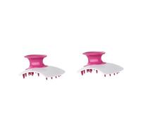 WRITWAA 2 Pezzi Di Spazzola Per La Pulizia Del Cuoio Capelluto in Silicone Per La Crescita Dei Pettine Per Spa Giapponese
