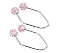 WRITWAA 2 Pezzi Dimple Generator per allenatore ginnico guancia Doppio Fossette facciali Allenamento fossette clip sulle guance modellatore di fossette Acciaio inossidabile Viola,porpora