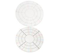 WRITWAA 2 Pezzi Divisore per Ceramica in Plastico per Ceramica e Argilla Applicazione Versatile e Semplificazione della Rifinitura per Studi e Ambienti Didattici