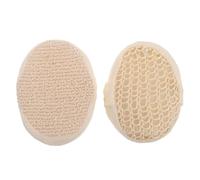 WRITWAA 2 pezzi Esfoliante Naturale Sisal Ovali per Bagno Scrubber per con Capacità Assorbimento Asciugatura Confortevole per e Donne