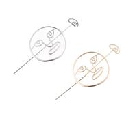 WRITWAA 2 Pezzi Fermagli per Chignon Accessori per Volto per Tutti Tipi per Speciali e