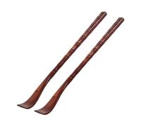 WRITWAA 2 pezzi Grattaschiena in Legno Rosso Strumento Pratico Forma Quadrata con Dito Massaggiatore Dorsale per Sollievo da Prurito Antistress e Facile da Impugnare