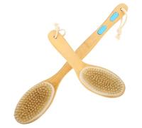 WRITWAA 2 Pezzi Long Handle Body Scrubber Brush Exfoliating Back Brush For Gentle Cleansing And Bathing For Hard To Reach Areas