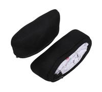 WRITWAA 2 Pezzi Manicotto Della Stampella Dell'ascella Imbottitura Della Stampella Medico Sostituzione Cuscinetti Per Presa Delle Stampelle Impugnatura Della Stampella Tampone Black Spugna
