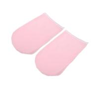 WRITWAA 2 Pezzi Maschera per le in cera Bagno caldo durante la notte bagni di paraffina guanto Mitten guanti per la cura del salone guanti in tessuto guanti idratanti guanti spa rosa