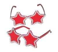 WRITWAA 2 pezzi Occhiali Sole Star Shape Design Montatura Leggeri e Protettivi UV per e