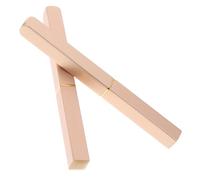 WRITWAA 2 Pezzi Pennello Labbra Retrattile Materiale Etichette Facciale Labbro Opaco Fare Pennello Per Labbra Telescopico Pennello Da Trucco Applicatore Di Rossetto Yellow