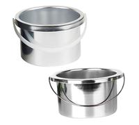 WRITWAA 2 Pezzi Pentola interna della macchina per la fusione della cera scalda cera professionali scaldacera professionali scaldini piccolo vaschetta sostitutiva scaldacera vaso di cera