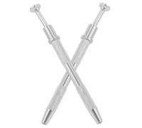 WRITWAA 2 Pezzi Pinza Per Strumento Unghie Grabber Strumento Di Raccolta Porta Gioielli Tagliaunghie Finte Forniture Per Saloni Di Bellezza Pinzette a Benna Pinza a Vite Silver Metallo