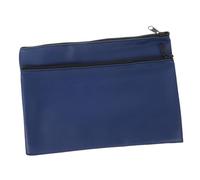 WRITWAA 2 pezzi Porta Soldi in PU con Zip Sacchetti Stoccaggio Contanti Pratici e Sicuri per Documenti e Fatture Multiuso per Scuola Ufficio e Banche