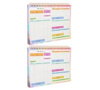 WRITWAA 2 Pezzi Quaderno per Risparmiare Denaro Gestione Efficiente del Budget e Registrazione Chiara delle Spese, Formato B5 in Carta e Copertina in Ferro, per Uso Quotidiano e