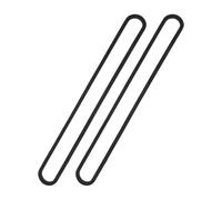 WRITWAA 2 Pezzi Striscia Sigillante per Sigillatura Uniforme per Macchina Sottovuoto in Schiuma Nera Elemento di Ricambio Adatta per Confezionamento su Piccola Scala