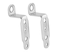 WRITWAA 2 Pezzi Supporto Freccia Moto Argento in Alluminio per Specchietto, | Superficie Anodizzata, Resistente alla Corrosione, senza Fori Né Saldature