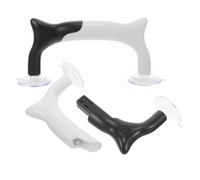 WRITWAA 2 Pezzi Supporto per Righello da Quilting Forte Aspirazione, | Design Portatile e Compatto, Tecnologia Sicura per Tessuti, per Patchwork e Progetti Creativi