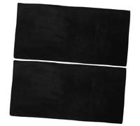 WRITWAA 2 Pezzi Tovaglia per Makeup Nero Resistente Antiscivolo Riutilizzabile per Postazione Bellezza Elegante e Accessori Beauty da Camera