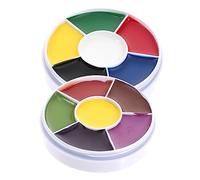 WRITWAA 2 Pezzi Vernice e Corporale per Halloween Colori Vivaci e Asciugatura Rapida Ferita per La Strumento Decorazione per Feste e Costumi